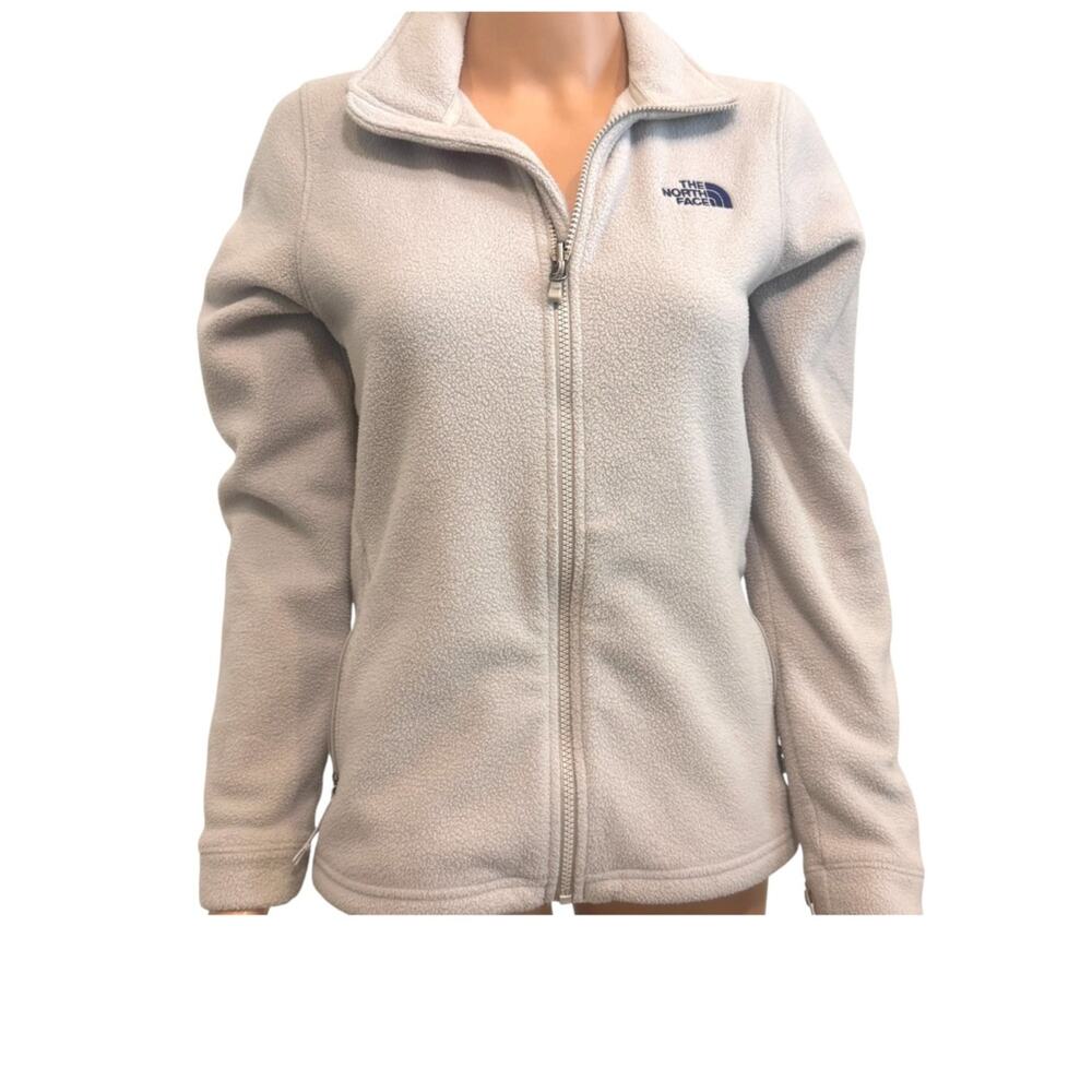 The North Face small full zip fleece jacket coat pockets C2 3259